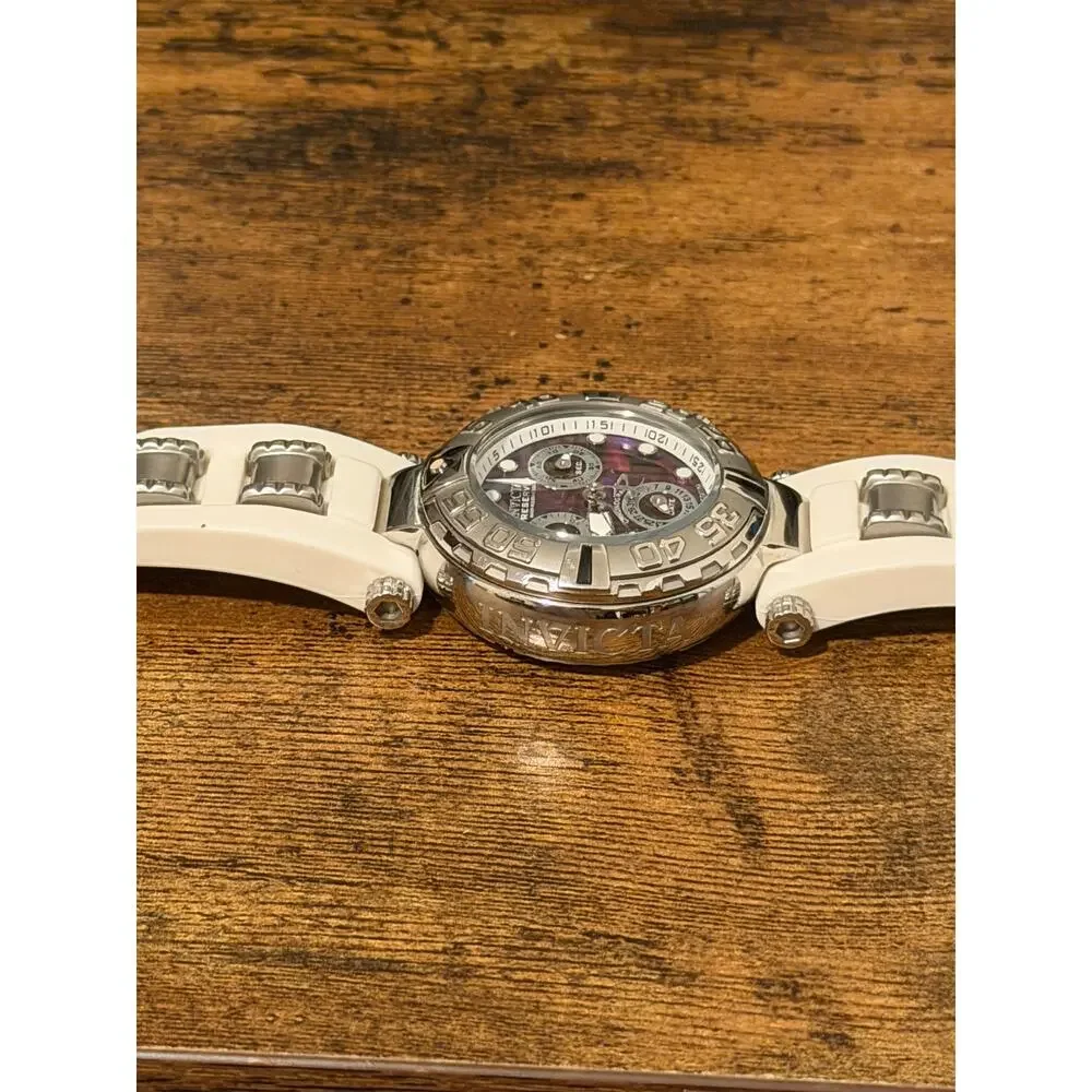 Invicta Reserve Subaqua Noma I 23990 Purple Abalone Swiss Chronograph 47mm